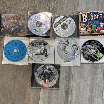 Y2K Pc Game/Educational CD Rom Lot of 9