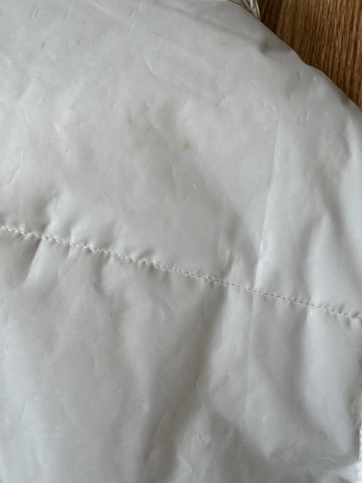 Chaleco acolchado US Polo Assassin USPA para hombre blanco roto con capucha oculta - talla L Foto 4 de 4