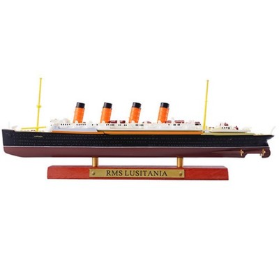 Legierung Maßstab 1:1250 RMS Lusitania Kreuzfahrtschiff Modellboot Spielzeug Geschenk Sammlung