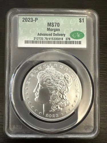 2023-P $1 Morgan Dollar Advanced Delivery CAC MS70