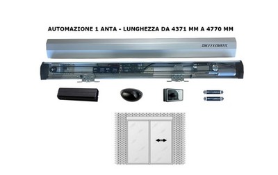 Automatisierung Schiebetür Automatisch 1 Anta Bis 4770 MM 24V Fensterrahmen