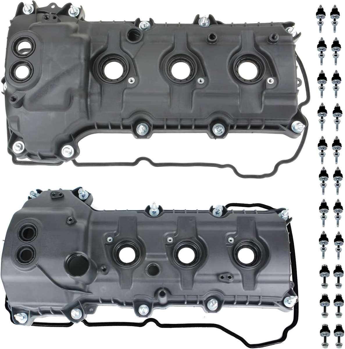 Engine Valve Cover Passenger Side Driver Side Compatible with Ford
