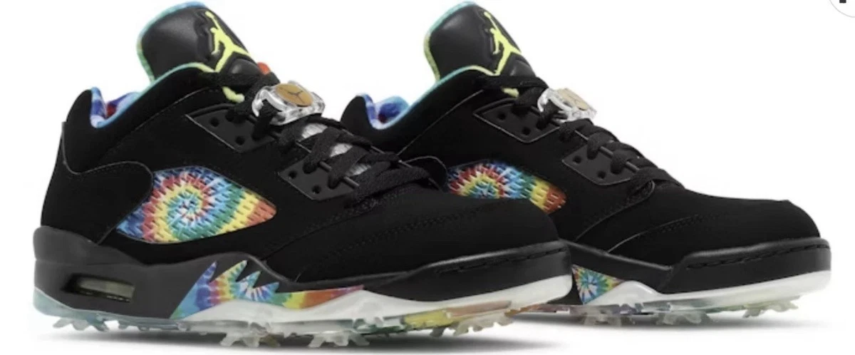 Jordan 5 Golf Low Peace & Love - Black for Sale | Authenticity