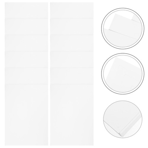 20 Sheets Gloss Beschichtetes Papier Leeres Aufkleberdruckpapier - Afbeelding 8 van 12