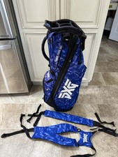 PXG Blue CAMO Stand Golf Bag, Four Season Golf and Sports Club, 4 way Divider