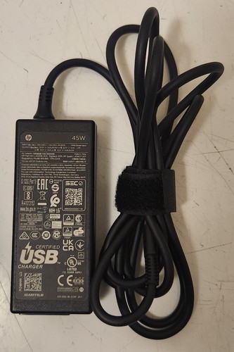 Original HP 45W AC Adapter Ladegerät 15V/12V/9V/5V Multi-Voltage TPN-DA15 USB-C