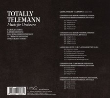 TOTALLY TELEMANN: MUSIC FOR ORCHESTRA NEW CD