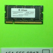 Infineon HYS64D32020GDL6C 256MB DDR 333MHZ CL2.5 DDR-333 PC-2700 PC-2700S RAM