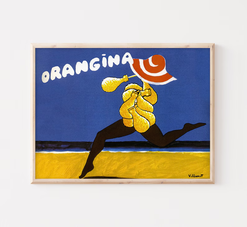 Vintage Orangina Poster | eBay
