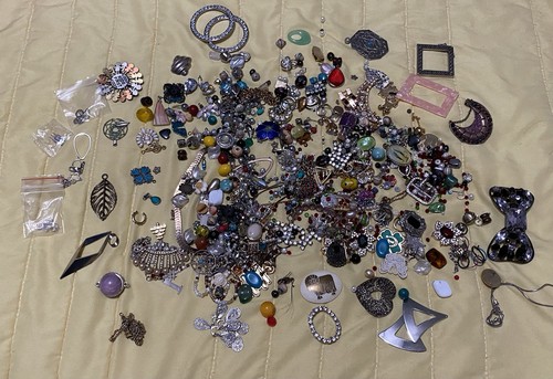 Jewelry Making Craft Lot Pendants Beads Miscellaneous Parts & Pieces