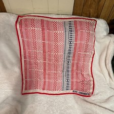 Vintage RUDI GERNREICH GEOMETRIC Stripes- Dots Print Silk Scarf