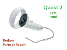 Genuine Meta Oculus Quest 2 VR LEFT Touch Controller Only - Parts Repair Broken