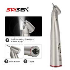 SKYSEA Dental Ti-Max 1:4.2 Fiber Optic Contra Angle Handpiece