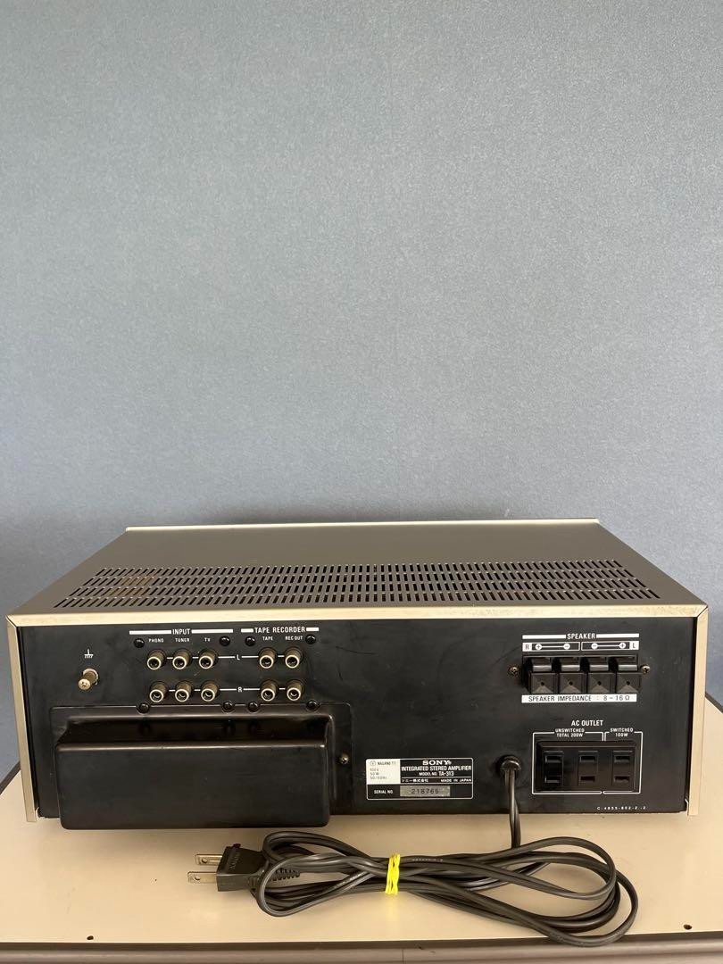 SONY TA-313 INTEGRATED STEREO AMPLIFIER 25W+25W 8Ω AC100V 50/60Hz