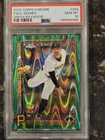 2025 Topps Chrome Paul Skenes #300 Green Raywave Refractor /99 PSA 10 Pirates
