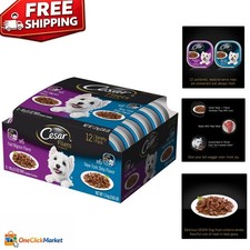 Gourmet Filets in Gravy Variety Pack for Adult Small Dogs - 12 Easy Peel Trays