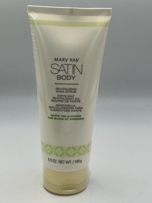 NEW SEALED Mary Kay Satin Body REVITALIZING SHEA SCRUB Fresh White Tea & Citrus
