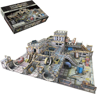 Sci-Fi Terrain Frontier Core Set - 28-35Mm Rpg/Wargames / 40K Necromunda Card Sc