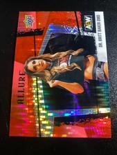 Dr Britt Baker 2022 Upper Deck Allure AEW Red Rainbow #109 WRESTLING CARD HOLO