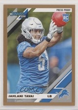2019 Panini Donruss Rookies Press Proof Bronze Jahlani Tavai #270 2r8