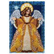 Herrschners  Christmas Messenger Latch Hook Kit