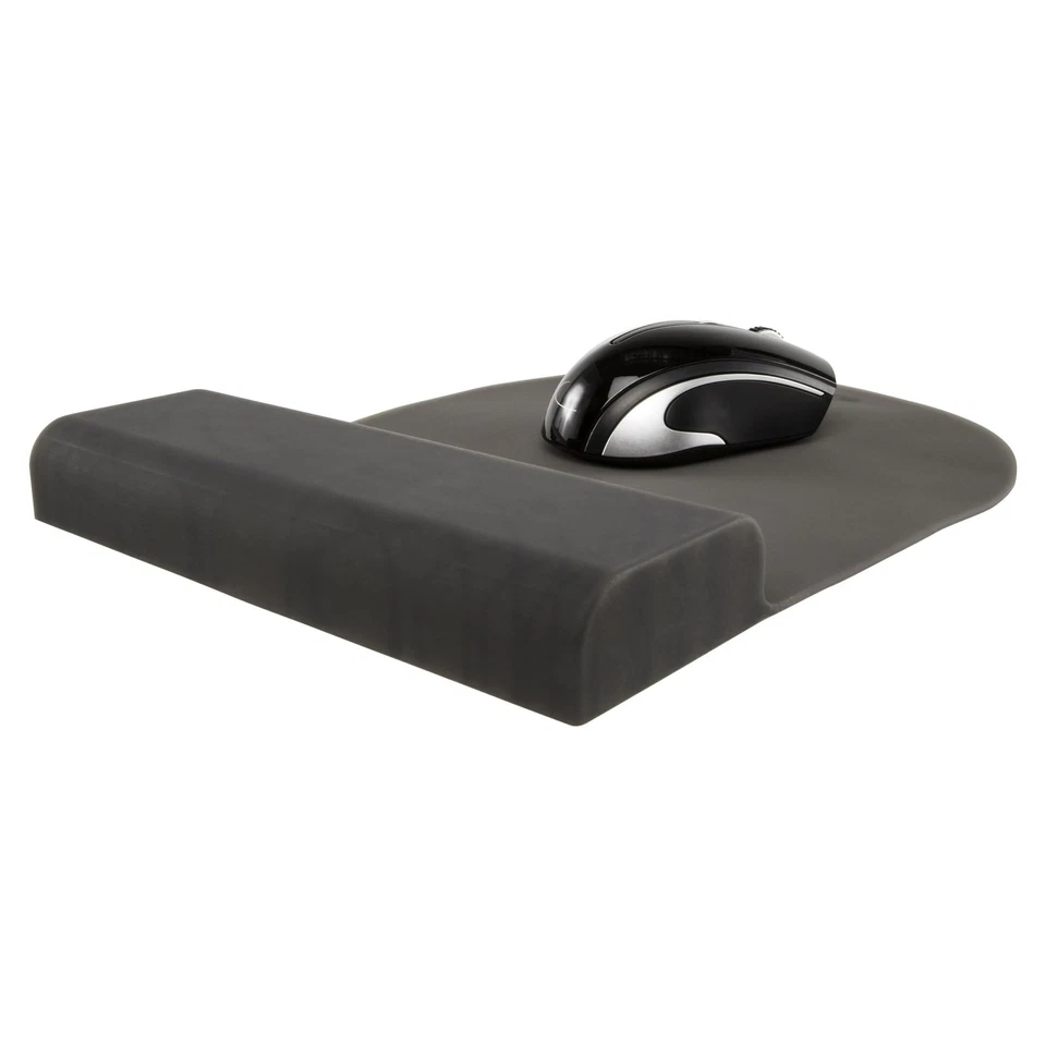 ErgoFlex Mouse Pad with Silicone Grid Wrist Support - Black (31879) - Image 2 of 4