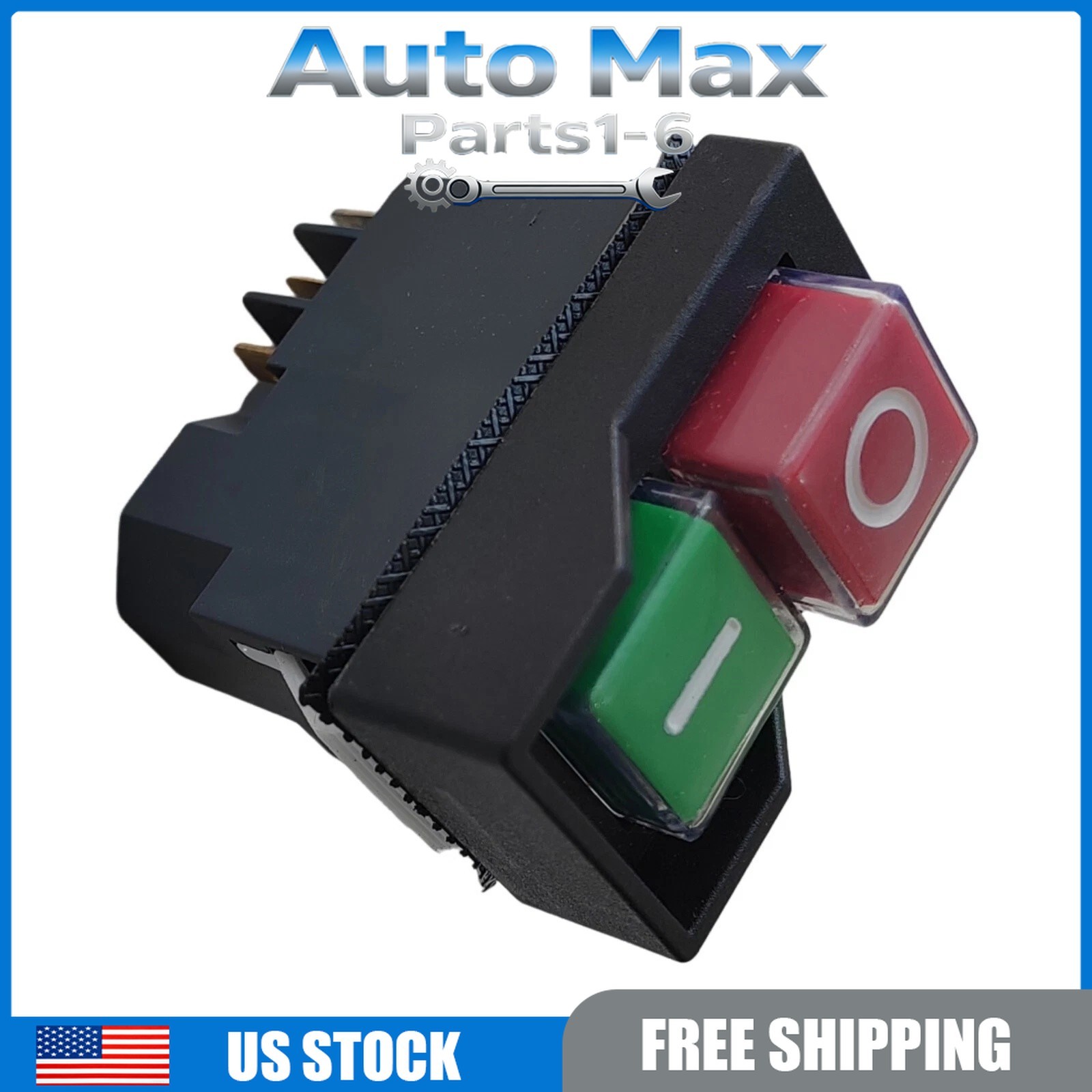 Table Saw Push Button Switch 6 Pins For CMXETAX69434502 Craftsman 10-in 18A 127V