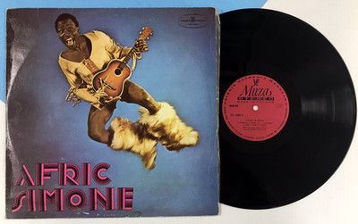 AFRIC SIMONE Self Titled (1978) POLISH Import LP ''Euro-Ethno-Disco'' b652