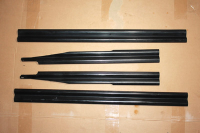 GENUINE BMW E30 SEDAN TOURING SILL STRIP FRONT & REAR DOOR ENTRY COVERING x4 OEM