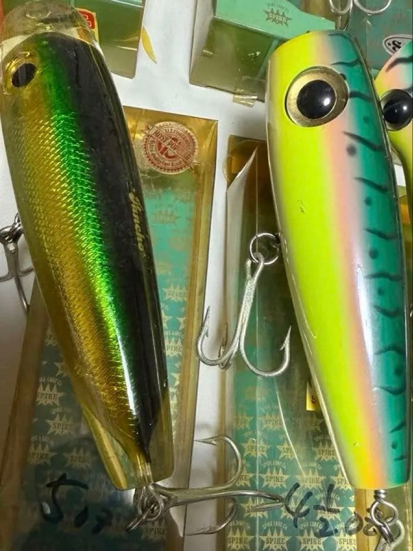 13 piece set of poppers, etc. Spike lure, un, bulk sale - Image 5