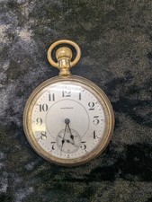 1902 Waltham 21J Crescent St 18s Pocket Watch Swing Out For Repair Train Engrave