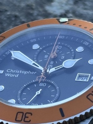 Christopher Ward C60 Trident Chronograph 300 black/orange (07/2021) WH1367