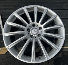 19” GENUINE OEM MERCEDES CLS ALLOY WHEEL REAR A2184011200 9.5J SILVER