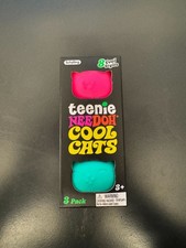 Schylling Needoh Teenie Cool Cats Pink, Purple, Blue 