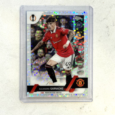 2022-23 Topps Chrome #50 Alejandro Garnacho Rookie Pulsar