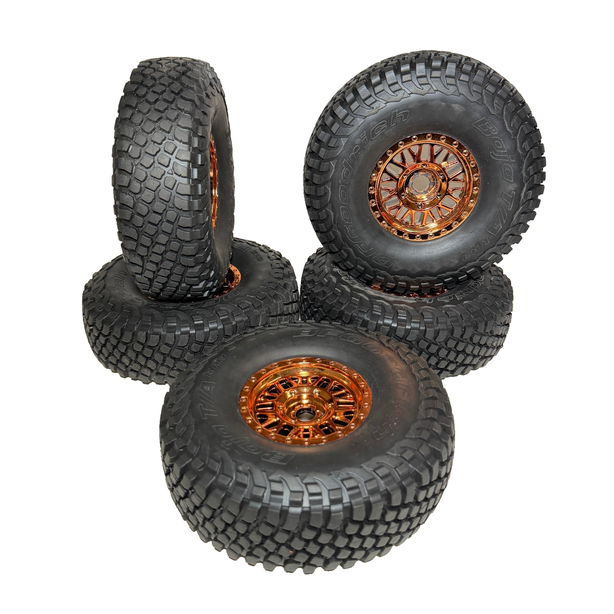 Losi 8ight-X Super Lasernut 1/6th Tires & 17mm Hex Wheels