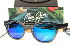 NEW Maui Jim Joy Ride Dove Grey Polarized Blue Hawaii Lens Sunglasses B841-27G