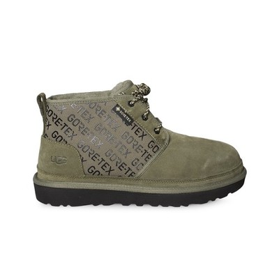 UGG NEUMEL GORE TEX MOSS GREEN SUEDE SHEEPSKIN CHUKKA MEN'S SHOES