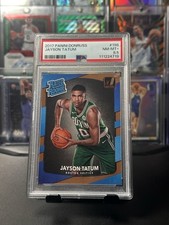 2017-18 Panini Donruss Optic Rated Rookies Jayson Tatum #198 PSA 8.5