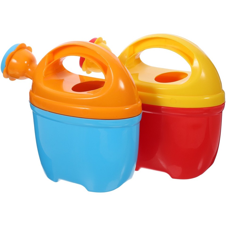 2Pcs Children Watering Cans Toy Plastic Assorted Color Summer Bath Play ...
