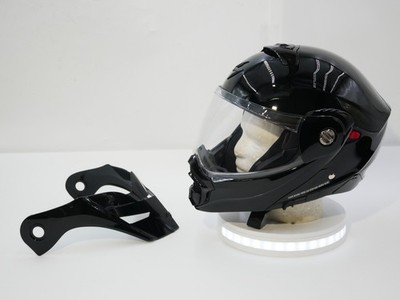SCORPION EXO-AT960 MOTORCYCLE HELMET GLOSS BLACK SIZE SMALL 
