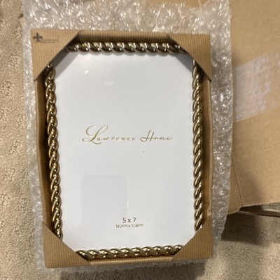 Lawrence Frames Gold Rope 5x7 Rectangle Photo Frame