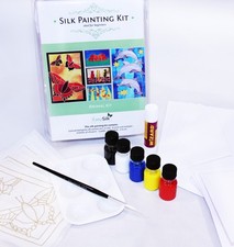 Silkcraft Silk Painting: Cardmaking kit- Animal- Makes 5 beautiful Cards