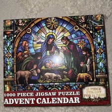 Advent Calendar 1000 pc Christmas Jigsaw Puzzle - NEW  SEALED -nativity