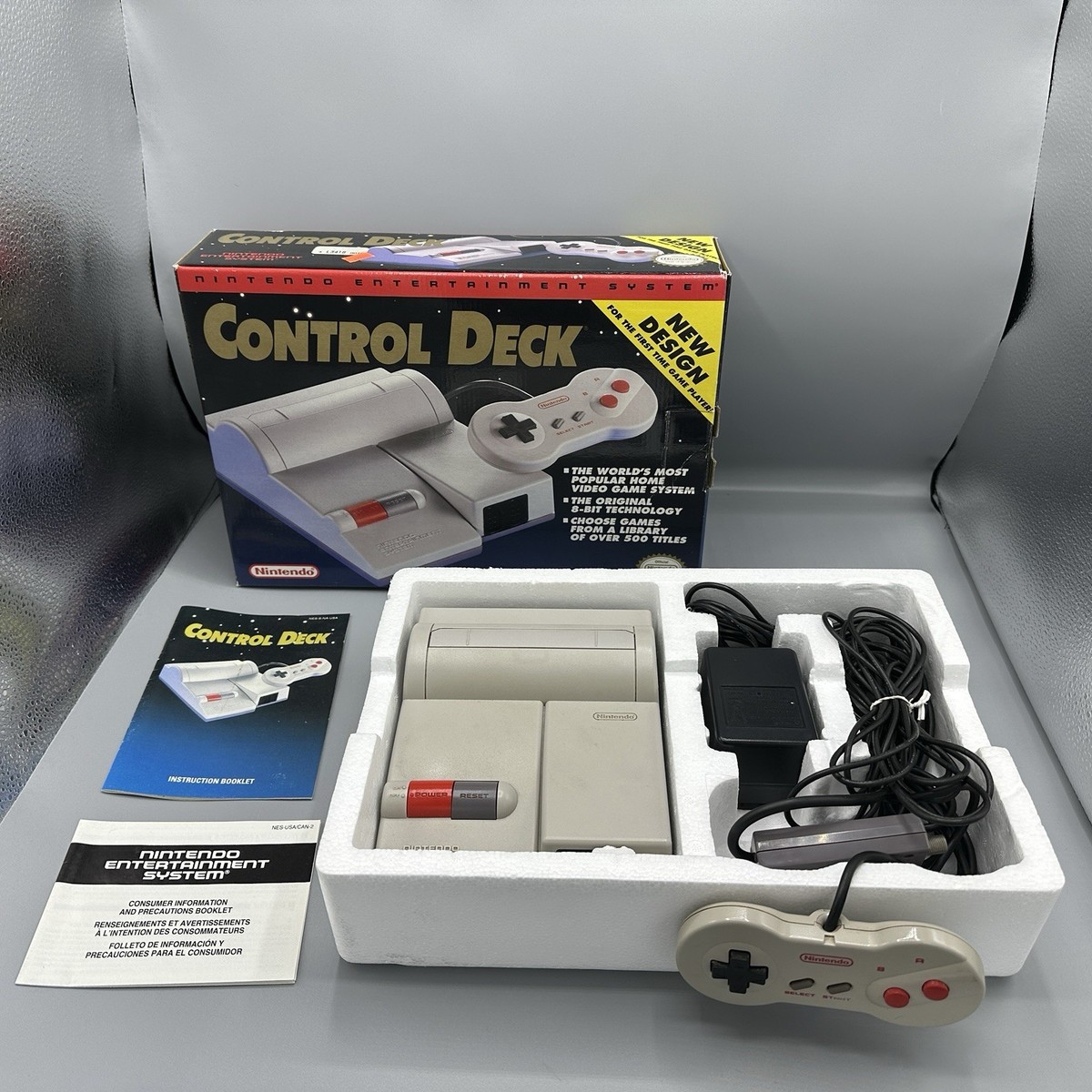 Nintendo NES-101 Top Loader Control Deck Console Clean in Box