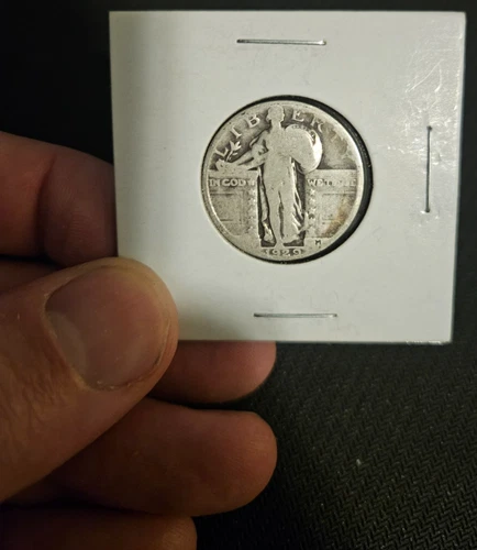 USA - 1929P - Standing Liberty Quarter  90% Silver - No mint mark