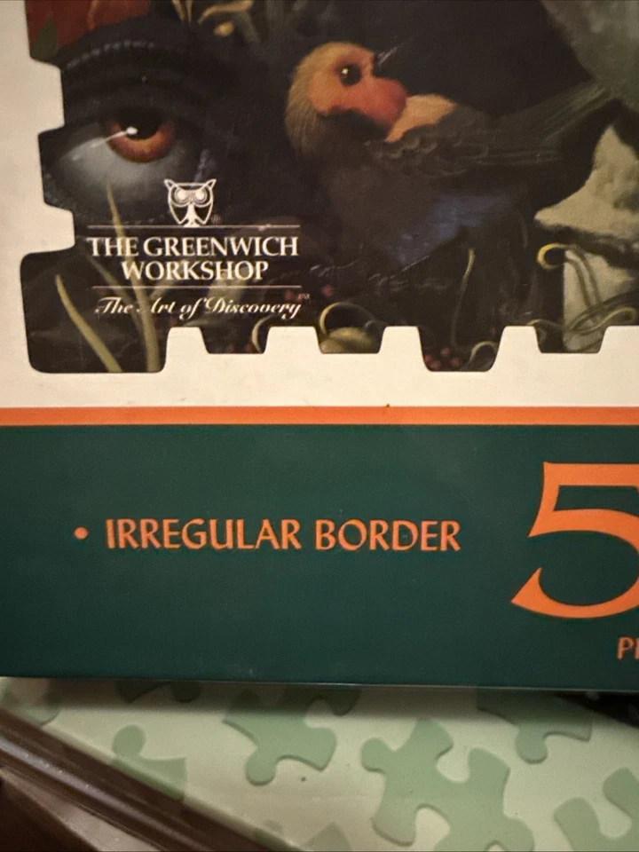 RARO 1994 JAMES C. CHRISTENSEN BOSQUE PESCADOR ROMPECABEZAS GREENWICH TALLER UTAH Foto 4 de 4