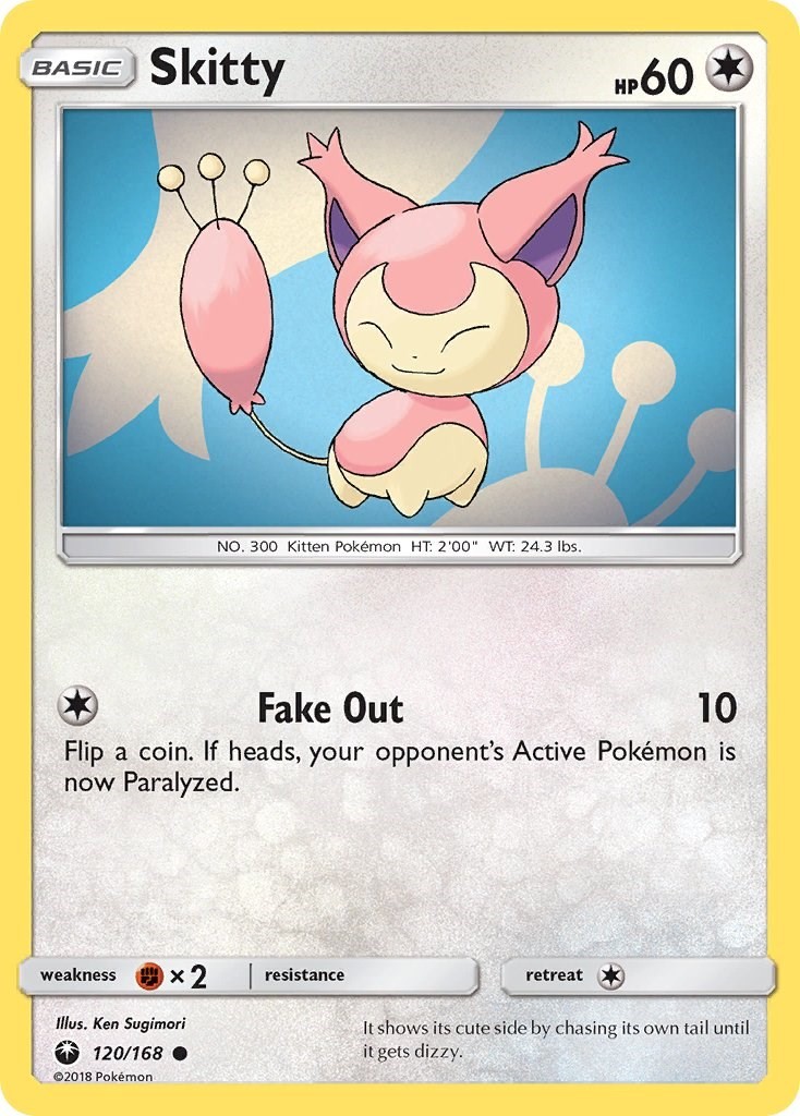 Skitty (120/168) Common NM CES SM - Celestial Storm Pokemon TCG