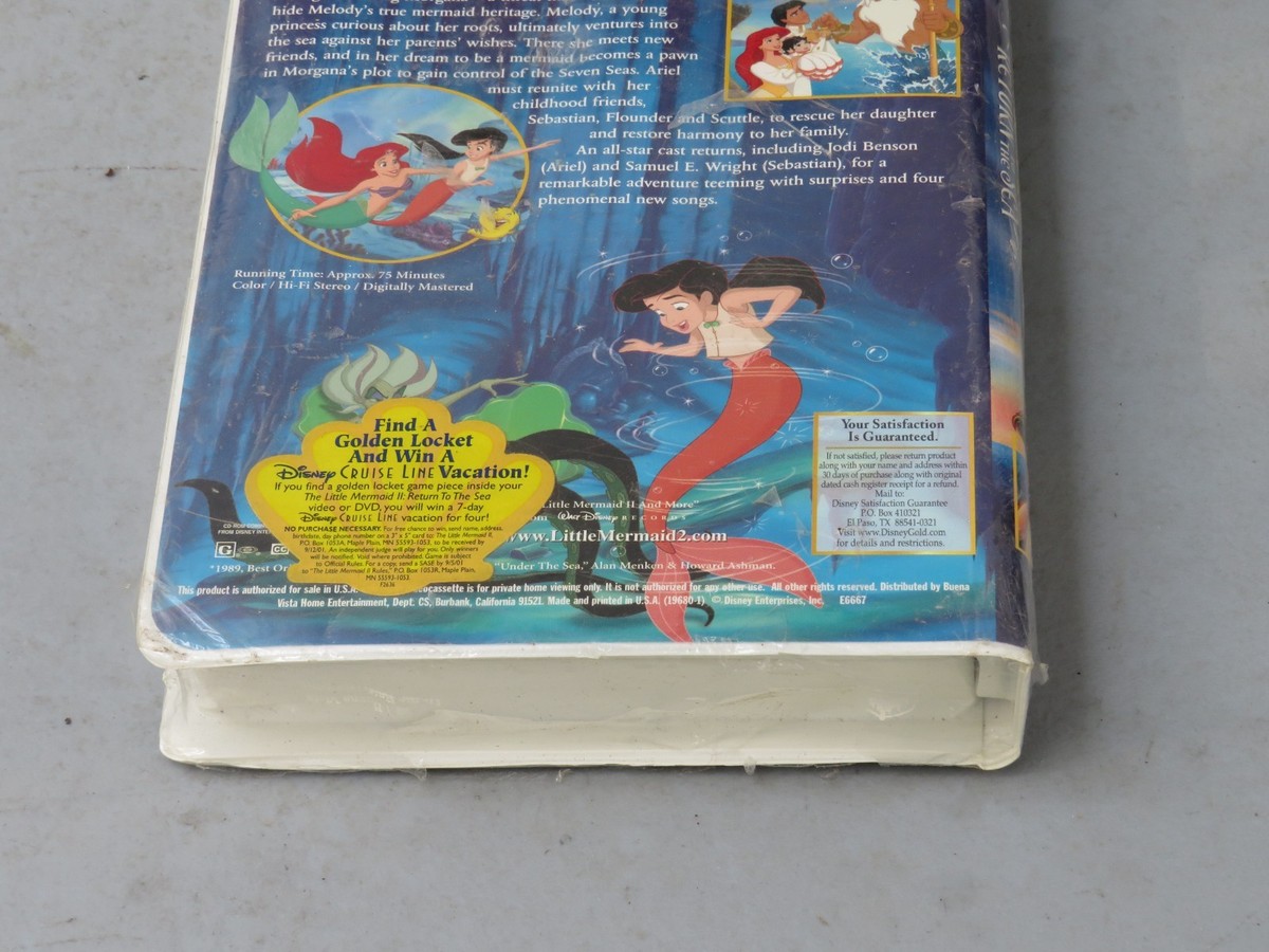 Little Mermaid II, The: Return to the Sea (VHS, 2000) for sale