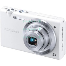 Samsung MV800 Digital Camera 16.1MP 5X Optical Zoom Selfie Flip-out Vlog White